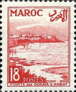 Marocco 1952 - serie Vedute: 18 fr