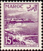 Marocco 1952 - serie Vedute: 15 fr