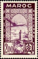 Marocco 1952 - serie Vedute: 200 fr