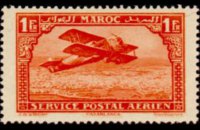 Marocco 1922 - serie Aereo su Casablanca: 1 fr