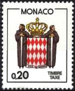 Monaco 1985 - serie Stemma: 0,20 fr