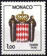 Monaco 1985 - set Coat of arms: 1,00 fr