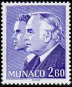 Monaco 1981 - set Prince Rainier III and Albert: 2,60 fr
