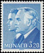 Monaco 1981 - set Prince Rainier III and Albert: 3,20 fr