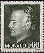 Monaco 1974 - set Prince Rainier III: 0,60 fr
