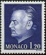 Monaco 1974 - set Prince Rainier III: 1,20 fr
