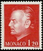 Monaco 1974 - set Prince Rainier III: 1,20 fr