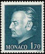 Monaco 1974 - set Prince Rainier III: 1,70 fr