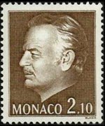 Monaco 1974 - set Prince Rainier III: 2,10 fr
