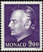 Monaco 1974 - set Prince Rainier III: 9,00 fr