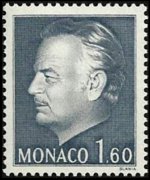 Monaco 1974 - set Prince Rainier III: 1,60 fr