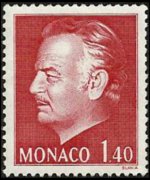 Monaco 1974 - set Prince Rainier III: 1,40 fr