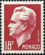 Monaco 1950 - set Prince Rainier III: 18 fr