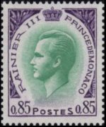Monaco 1955 - set Prince Rainier III: 0,85 fr