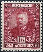 Monaco 1923 - set Prince Louis II: 15 c