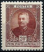 Monaco 1923 - set Prince Louis II: 20 c