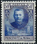 Monaco 1923 - set Prince Louis II: 50 c