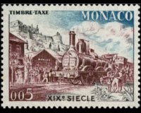Monaco 1960 - serie Mezzi postali: 0,05 fr