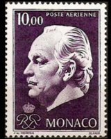 Monaco 1974 - set Prince Rainier III: 10,00 fr