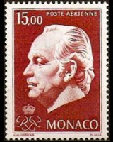 Monaco 1974 - set Prince Rainier III: 15,00 fr