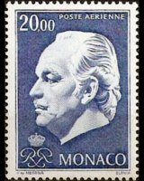 Monaco 1974 - set Prince Rainier III: 20,00 fr