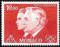 Monaco 1982 - set Prince Rainier III and Prince Albert: 10,00 fr