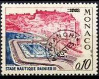 Monaco 1962 - serie Stadio nautico: 0,10 fr