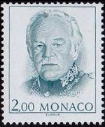 Monaco 1989 - set Prince Rainier III: 2,00 fr