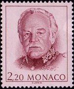 Monaco 1989 - set Prince Rainier III: 2,20 fr