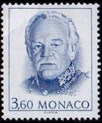 Monaco 1989 - set Prince Rainier III: 3,60 fr