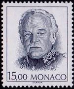 Monaco 1989 - set Prince Rainier III: 15,00 fr
