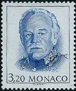 Monaco 1989 - set Prince Rainier III: 3,20 fr