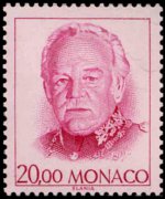 Monaco 1989 - set Prince Rainier III: 20,00 fr