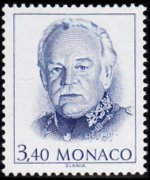 Monaco 1989 - set Prince Rainier III: 3,40 fr