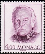 Monaco 1989 - set Prince Rainier III: 4,00 fr