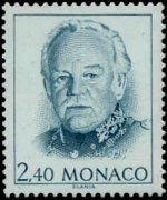 Monaco 1989 - set Prince Rainier III: 2,40 fr