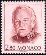Monaco 1989 - set Prince Rainier III: 2,80 fr