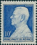 Monaco 1946 - set Prince Louis II: 10 fr