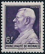 Monaco 1946 - set Prince Louis II: 6 fr