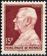 Monaco 1946 - serie Principe Luigi II: 15 fr