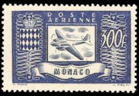 Monaco 1946 - set Airplane: 300 fr