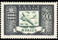 Monaco 1946 - set Airplane: 500 fr