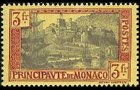 Monaco 1925 - serie Vedute: 3 fr