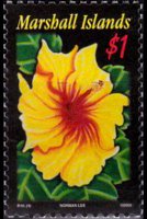 Isole Marshall 2005 - serie Ibisco: 1 $
