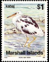 Isole Marshall 1990 - serie Uccelli: 1 $