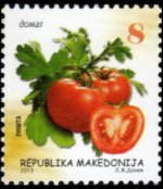 Macedonia 2013 - set Vegetables: 8 d