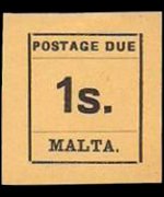 Malta 1925 - set Numeral: 1 sh