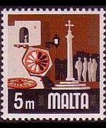 Malta 1973 - serie Cultura e attività: 5 m