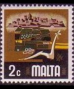 Malta 1973 - serie Cultura e attività: 2 c