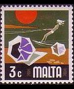 Malta 1973 - serie Cultura e attività: 3 c